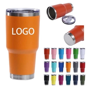 30 Oz. Insulated Stainless Steel Vacuum Tumbler/Bottle