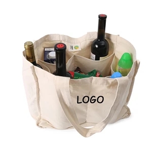 Reusable Canvas Grocery Shopping Tote Bags