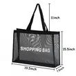 Large Grocery Nylon Mesh Tote Bag | https://www.bestnamebadges.com