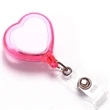 ABS Heart Shape Badge Reel | https://www.bestnamebadges.com