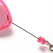 ABS Heart Shape Badge Reel | https://www.bestnamebadges.com