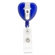 ABS Heart Shape Badge Reel | https://www.bestnamebadges.com