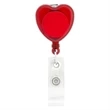 ABS Heart Shape Badge Reel | https://www.bestnamebadges.com
