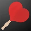 Heart Shaped Hand Fan (NON-Light Up) | https://www.bestnamebadges.com