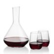Terrassa Carafe & Germain Stemless Wine | https://www.bestnamebadges.com