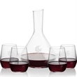 Terrassa Carafe & Germain Stemless Wine | https://www.bestnamebadges.com