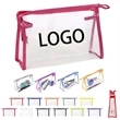 PVC Clear Travel Cosmetic Bag Toiletry Pouch | https://www.bestnamebadges.com