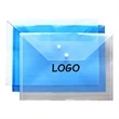 High Quality Clear Document Folders with Snap Button | https://www.bestnamebadges.com