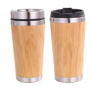 15oz Bamboo Tumbler Cup with Stainless Steel Liner