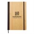 6" x 8" Bamboo Journal With RPET Back | https://www.bestnamebadges.com
