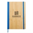 6" x 8" Bamboo Journal With RPET Back | https://www.bestnamebadges.com