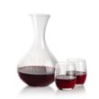 Amerling Carafe & Stemless Wine | https://www.bestnamebadges.com