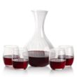 Amerling Carafe & Stemless Wine | https://www.bestnamebadges.com