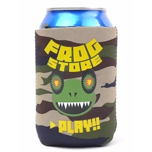 12 Oz. Neoprene Camouflage Can Cooler | https://www.bestnamebadges.com
