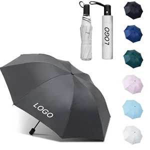 39" Arc Telescopic Automatic Open Folding Umbrella