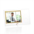 Cadwell Frame - Gold | https://www.bestnamebadges.com