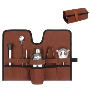 Canvas Travel Bartender Kit Bag