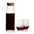 Aviston Carafe & Mandelay Stemless Wine | https://www.bestnamebadges.com