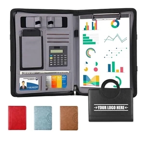 Portfolio Organizer with Writing Pad Handle