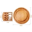Bamboo Charcuterie Board Set | https://www.bestnamebadges.com