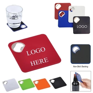 Beverage Coasters with Bottle Opener