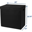 Double Laundry Hamper | https://www.bestnamebadges.com