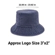 Cotton Packable Fishing Bucket Hats | https://www.bestnamebadges.com