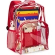 Heavy Duty PVC Transparent Backpack | https://www.bestnamebadges.com