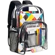 Heavy Duty PVC Transparent Backpack | https://www.bestnamebadges.com