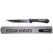 Black Handle Knife Set | https://www.bestnamebadges.com