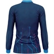 Women's 75D Pique Sublimation Long Sleeve Polo | https://www.bestnamebadges.com