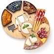 Bamboo Charcuterie Board Set | https://www.bestnamebadges.com