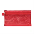 Twin Pocket Mesh and Vinyl Pencil Pouch | https://www.bestnamebadges.com