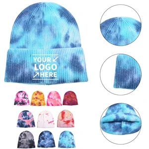 Tie Dyed Knitted Hat
