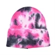 Tie Dyed Knitted Hat | https://www.bestnamebadges.com