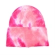Tie Dyed Knitted Hat | https://www.bestnamebadges.com