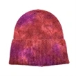 Tie Dyed Knitted Hat | https://www.bestnamebadges.com