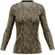 Mossy Oak® Women's Polyester Interlock Long Sleeve T-Shirt | https://www.bestnamebadges.com