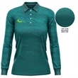Women's 160 GSM Brushed Milk Silk Sublimation Polo Shirt | https://www.bestnamebadges.com
