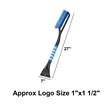 Snow Detachable Ice Scraper Grip Car Brush | https://www.bestnamebadges.com