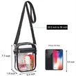 Clear Crossbody Bag | https://www.bestnamebadges.com
