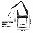 Clear Bag With Inner Pocket | https://www.bestnamebadges.com