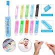 Portable Folding Travel Toothbrush | https://www.bestnamebadges.com