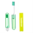 Portable Folding Travel Toothbrush | https://www.bestnamebadges.com