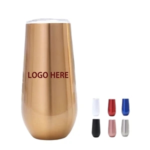 16 Oz. Stemless Stainless Steel Wine Tumbler