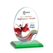 Austin (Vert) VividPrint™ Award - Green | https://www.bestnamebadges.com
