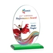 Austin (Vert) VividPrint™ Award - Green | https://www.bestnamebadges.com