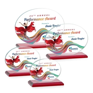 Austin (Horiz) VividPrint™ Award - Red | https://www.bestnamebadges.com