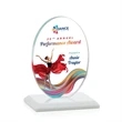 Austin (Vert) VividPrint™ Award - White | https://www.bestnamebadges.com