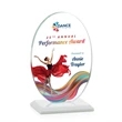 Austin (Vert) VividPrint™ Award - White | https://www.bestnamebadges.com
